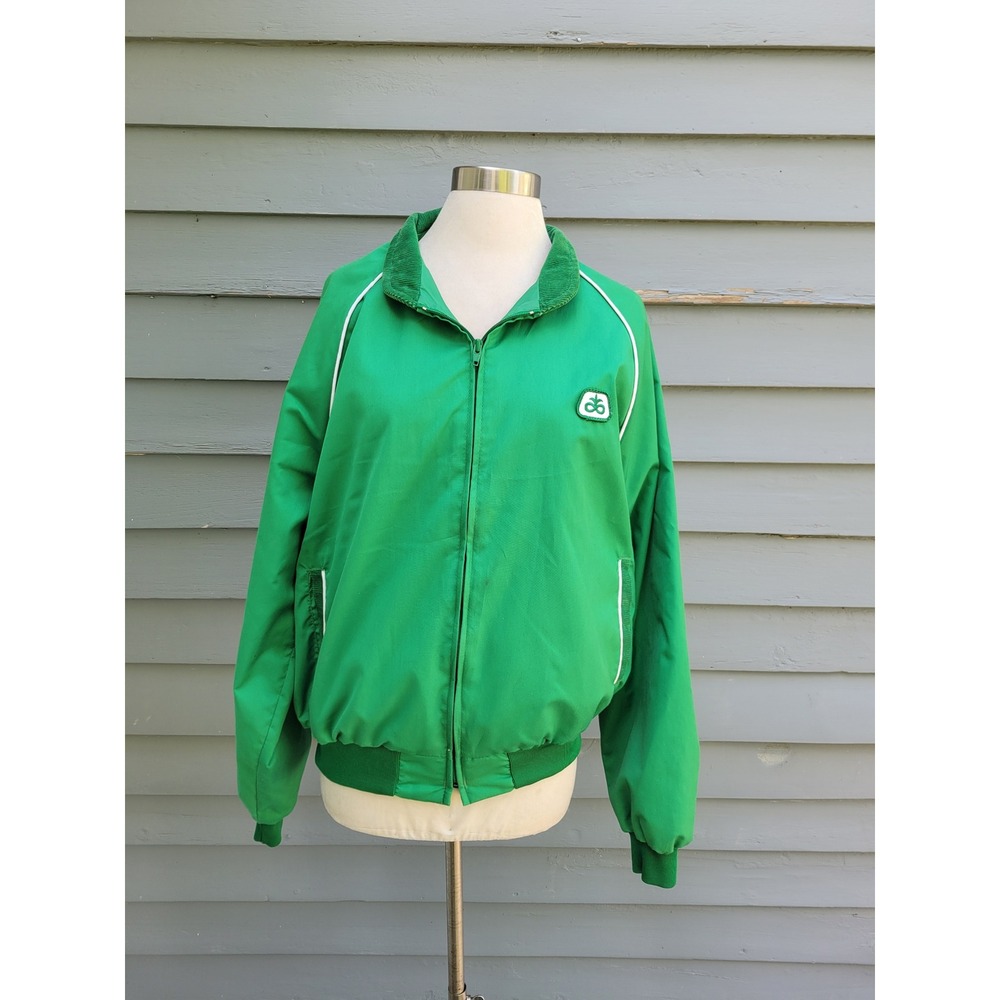 Vintage 80s Swingster Pioneer Seed Jacket Green Vintage‎ Bomber Workwear XL